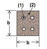 5 Ma N R = Α Β = 55 kn = =.44 Ma N N N (h) Όπου οι διατομές των τοιχείων είναι = π d 4 = 7.069 cm, = π d 4 = 8.7 cm, = π d 4 = 706.9 cm (i).0 Ένας πακτωμένος τύλος από οπλιμένο κυρόδεμα () μήκους L =.