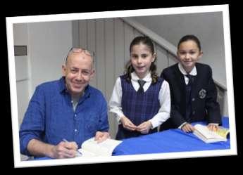 Author Visit Wednesday 16 August On Wednesday 16 August, the celebrated author Mr Morris Gleitzman visited our School to share his wealth of knowledge on books and writing expertise with the students