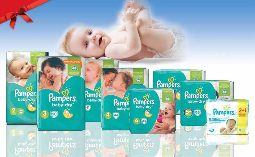 9.49 Pampers Baby Dry Παιδικές Πάνες όλες οι