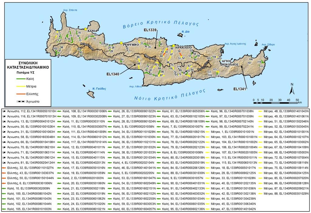 Υπουργείο Περιβάλλοντος & Ενέργειας, Ειδική Γραμματεία Υδάτων 1η Αναθεώρηση του Σχεδίου Διαχείρισης Λεκανών