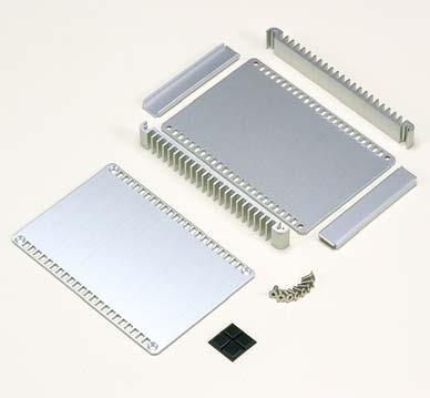 cover 2 Aluminium t2.0 Silver Black anodized / air-line fi nish 3 FrontRear panel 2 Aluminium t1.