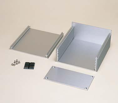 # Part name Pcs Material Color / Finish 1 Top cover 1 Aluminium extrusion Silver Black anodized / air-line fi nish 2 Bottom