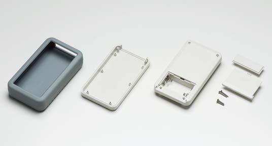 # Part name Pcs Material Color / Finish 1 Top cover 1 ABS (UL94V0) Off-hite ark gray 2 Bottom cover 1 ABS (UL94V0) Off-hite ark gray 3 Panel 1 ABS (UL94V0) Off-hite ark gray 4 Screw 4 M2.