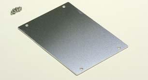 UCC SERIES UCC MOUNTING PLATE FOR UCUCNUCY Type A Part name Material Color / Finish Mounting plate Aluminium t1.5 Unfi nished Screw Steel M3 Trivalent chromate Part no.