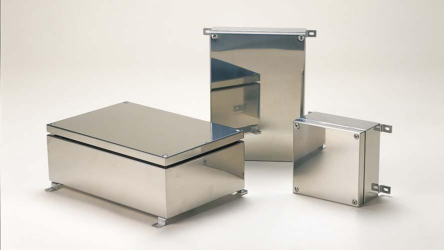 SLB SERIES Technical data IP65 Operating temperature 40 C90 C Maximum torque 2N m (20kgf cm) SLB ALLMOUNT STAINLESS STEEL BOX SCRE TYPE FEATURE ith wall-mounting brackets. IP65 enclosure with 4 screw.