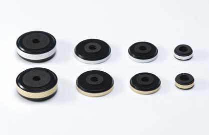 part number for color when ordering RS series. Color Type S G Color Silver Gold TC ALUMINIUM COVERE FEET B E B E F F 10 11.7 2 44.6 8.3 3.3 10.7 25 Φ11.8 Φ4.3 Φ10.5 Φ3.8 Suitable for audio equipment.