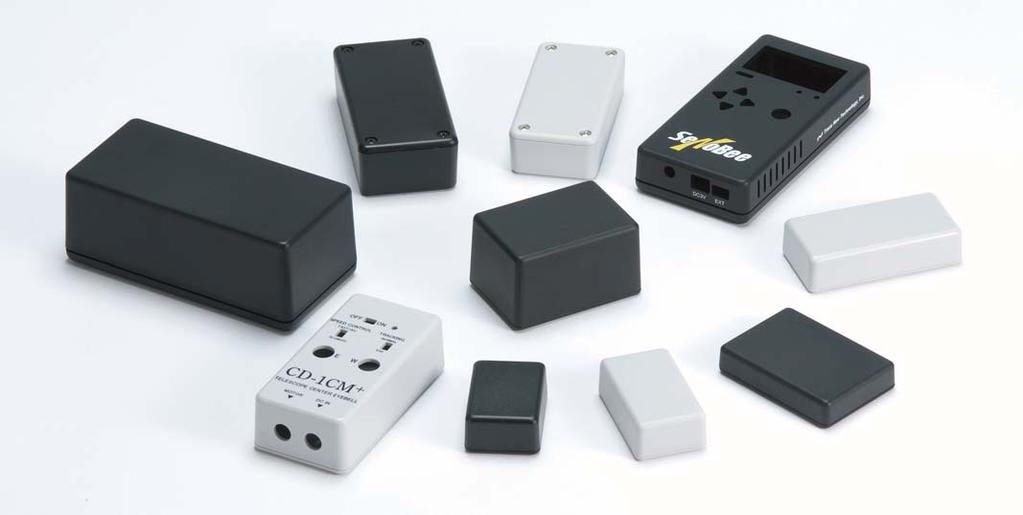 T SERIES T PLASTIC CASE FEATURE Universal plastic case with screw fastening. Available in 13 sizes. Ref.