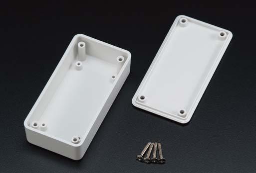 TN SERIES TN FLAMERESISTANT PLASTIC CASE FEATURE ABS UL94V0 plastic case. Universal plastic case with screw fastening. Off-hite Color. Ref.