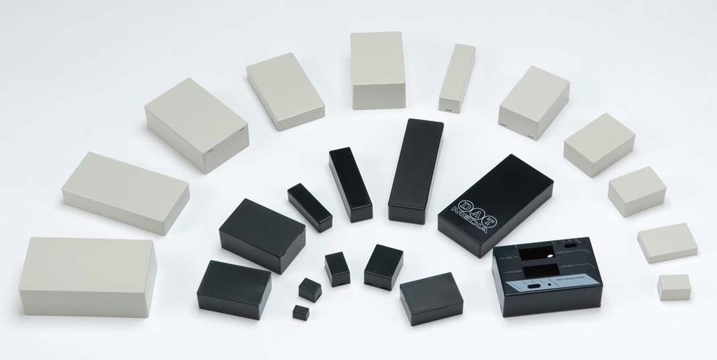 S SERIES S SMALL PLASTIC CASE FEATURE No screw and snap-in to cover. Small case for general purpose. Ample space inside. Fitted P.C board is available. Ref.
