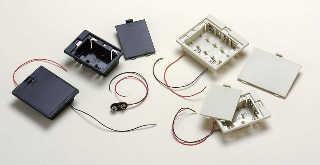 LN SERIES LN SNAPIN BATTERY BOX IT LEA IRE FEATURE Can be installed to panel t1.0t3.0. ith 2 M3 Screw hole to tighten up. Pb free.
