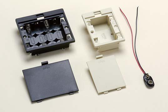 # Part name Pcs Material Color / Finish 1 Box 1 ABS (UL94B) Ivory Black 2 Cover 1 ABS (UL94B) Ivory Black 3