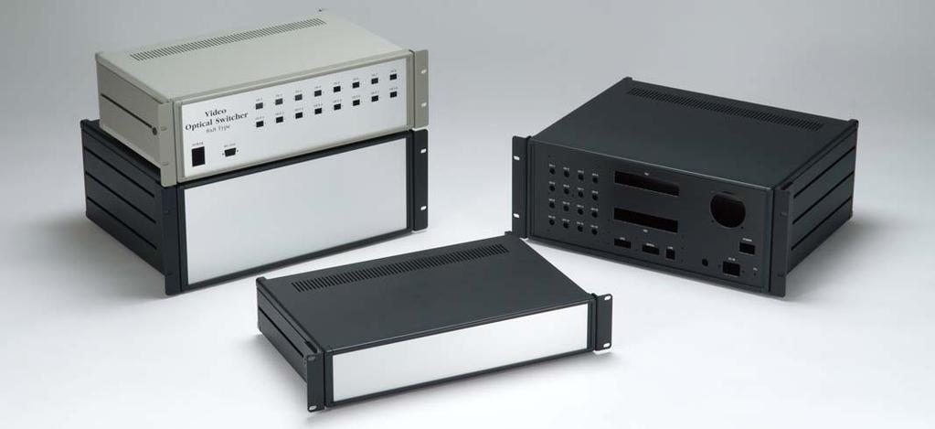 MSR SERIES MSR RACK MOUNTING ENCLOSURE Available dimension -30 FEATURE Available in 16 sizes. Screws are not appeared on the surface.