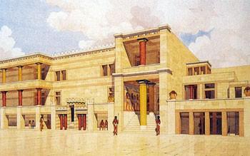 Μινωικό Ηράκλειο Την Μινωική (προϊστορική) εποχή θα πρέπει να υπήρχαν σποραδικά σπίτια στο σημερινό κέντρο του Ηρακλείου, ενώ κάποιες μικρές κοινότητες ζούσαν στους γειτονικούς λόφους.