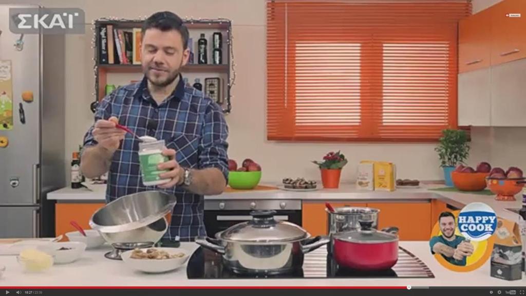 «Happy Cook» Ο Ευτύχης Μπλέτσας