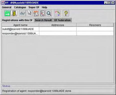 Agent Management System (AMS): Είναι ο πράκτορας που ασκεί εποπτικό έλεγχο σχετικά µε την πρόσβαση και χρήση της πλατφόρµας. Μόνο ένας AMS µπορεί να υπάρχει σε κάθε πλατφόρµα.
