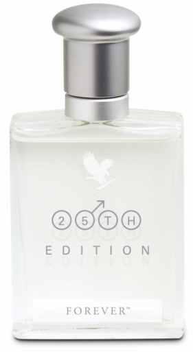 25th Edition for Men este un parfum fluid, aromatic fougère, o voluptuoasă combinaţie masculină, cu prospeţimea conferită de notele verzi (fougère-ferigă), ierburile aromate, citrice şi esenţe