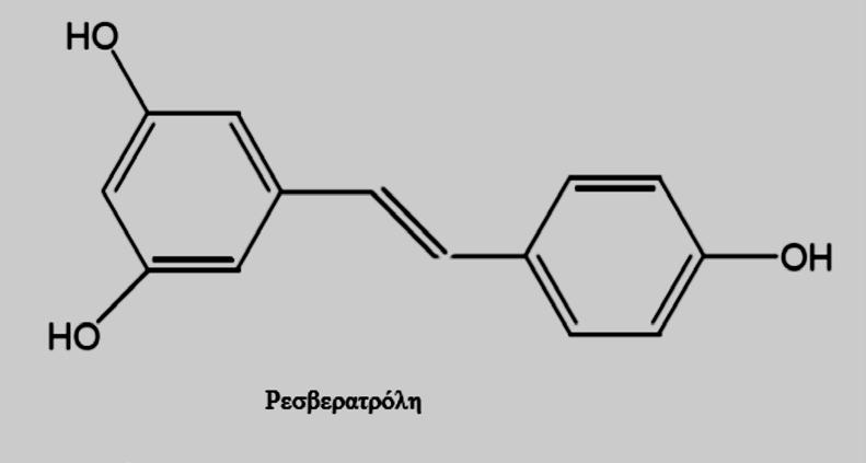 Εικόνα 8: Δομή ρεσβερατρόλης. 1.7.