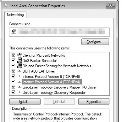 4 Εμφανίστε τις ρυθμίσεις TCP/IP.