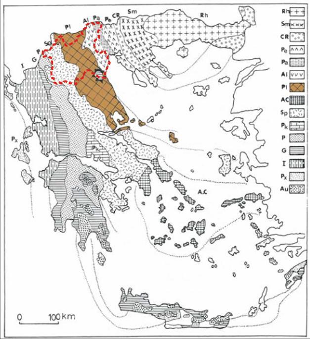 1.4 ΓΕΩΛΟΓΙΑ ΤΗΣ ΠΕΡΙΟΧΗΣ ΕΡΕΥΝΑΣ 1.4.1 Γεωλογία Της Ευρύτερης Περιοχής Η περιοχή έρευνας εντοπίζεται στη λεκάνη Φλώρινας-Πτολεμαΐδας και εντάσσεται στην Πελαγονική ζώνη, η οποία ανήκει στις Εσωτερικές Ελληνίδες.