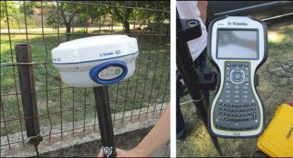 Εικόνα 3-5: Εξοπλισμός GPS Trimple R6 με χειριστήριο TSC3. 3.2.1.