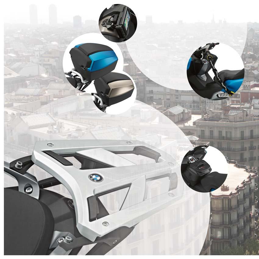 ΕΞΟΠΛΙΣΜΟΣ MAXI SCOOTER ΒΑΣΗ ΣΤΗΡΙΞΗΣ ΓΙΑ ΤΟ BMW MOTORRAD NAVIGATOR IV Στήριγμα για το BMW Motorrad Navigator IV, τοποθετείται στο οπτικό πεδίο του αναβάτη. Για το C 600 Sport και το C 650 GT.
