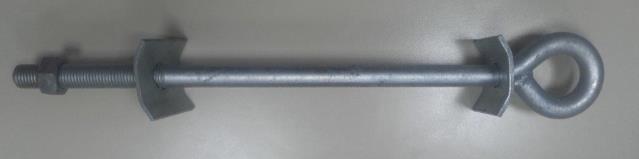 Kavelj KA12 se uporablja kot kotno-zatezni kavelj pri A drogovih, kjer gre kavelj skozi obe nogi A droga in kot zgornji kavelj (spodaj je KA3/520) pri