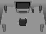 SPEAKER SETUP (1,, SPEAKER SETUP CONNECTION: DISTANCE: LEVEL(FRONT): LEVEL(SURROUND): TEST TONE: OFF FRONT: CENTER: SURROUND: SUBWOOFER: YES YES BEHIND YES CONNECTION YES :FRONT :CENTER :YES :NONE.