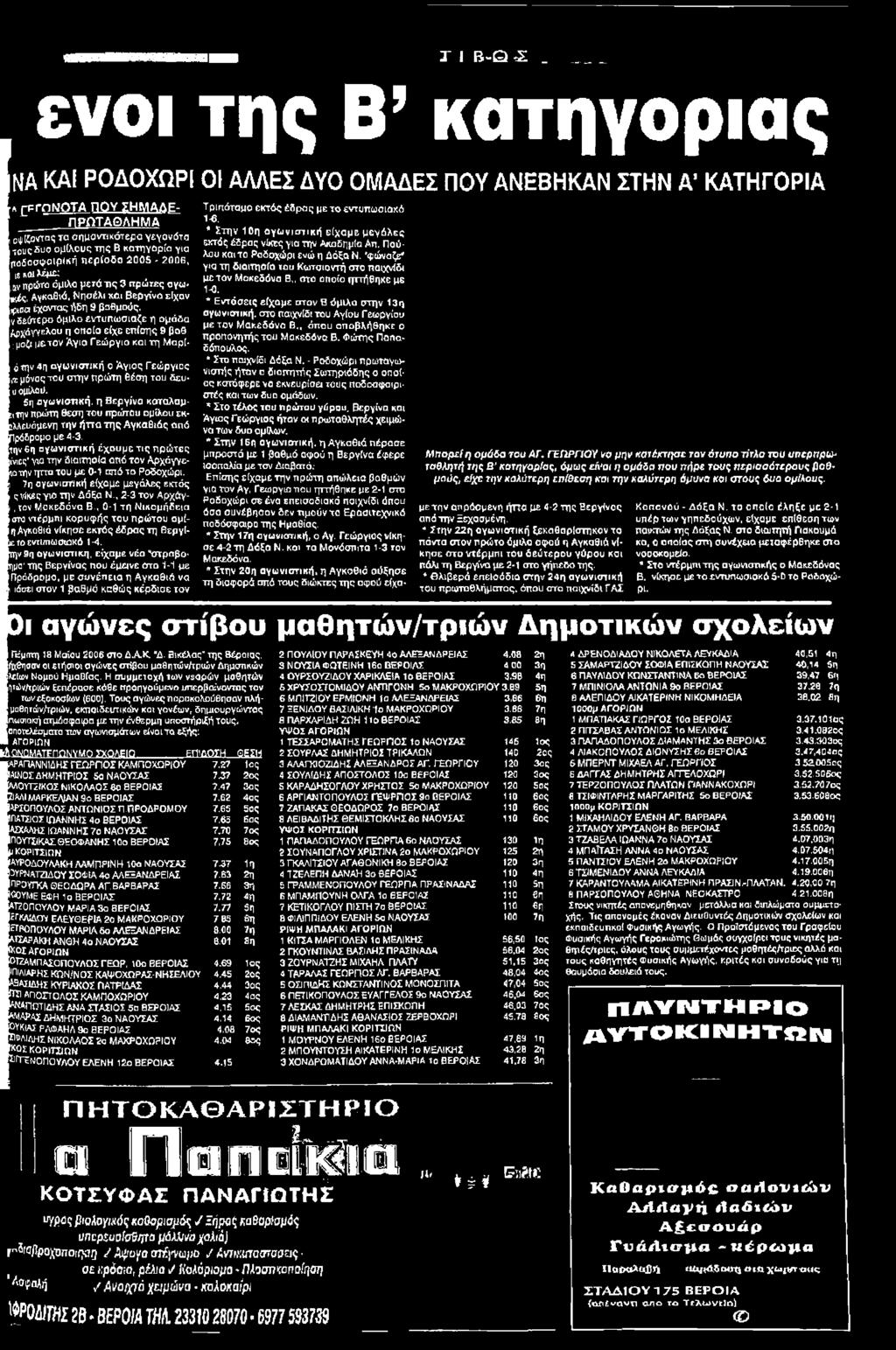 μόνος του στην πρώτη θέση του δευυ ομίλοιλ 5η αγωνιστική. η Βεργίνα κοταλαμπιην πρώτη θέση του πρώτου ομίλου εκϋλλευάμενη την ήττα της Αγκαθιάς από Πρόδρομο με 4-3.