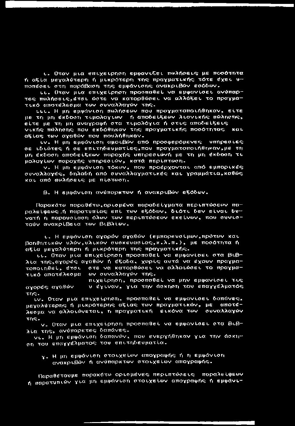 u. Ο ταν μι,α επυχε ι,ρηαη ε μ φ α ν ίζ ε ι πμλήοει,ίϊ με π ο σότη τα j*! «ς ΐ α μ εγ α λ ύ τερ η fi μι,κρότερη της? πραγματι,κι'ις?