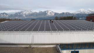 28 Iz Gorenjskih elektrarn Sončna elektrarna Šenčur Sončna elektrarna Šenčur nazivne moči 241,41 kw p investitorja Gorenjske elektrarne, d. o.