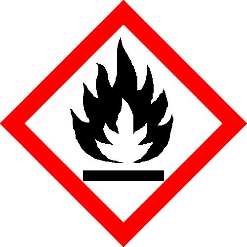 Denumirea substantei : Metanol Cuvant de avertizare : Pericol Pictograme de pericol : GHS02 : flacara GHS06 : craniul cu doua oase incrucisate GHS08 : pericol pentru sanatate Fraze de pericol H225 :