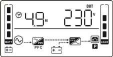 Battery Test Description When UPS is in AC mode or CVCF mode, press Test key for more than 0.5s. Then the UPS will beep once and start Battery Test.