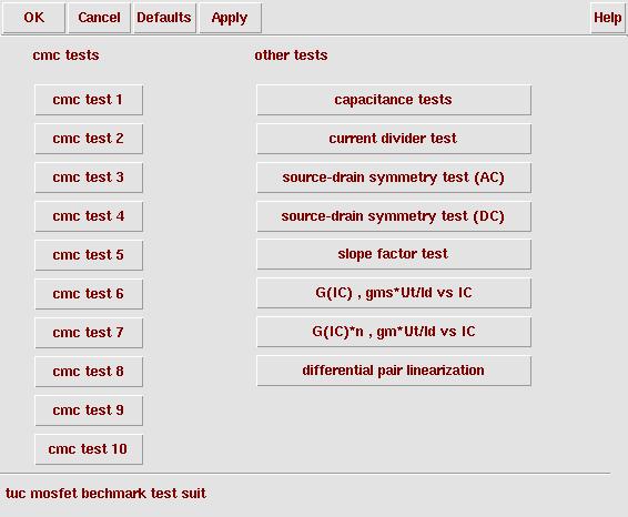 Εικόνα 3-5 5 test menu όπου γίνεται θ επιλογι των τεςτ. Μετά τθν επιλογι ενόσ τεςτ προβάλλεται θ φόρμα του ςε καινοφργιο παράκυρο. 3.4 Περιγραφι του «test menu» Στο test menu [Εικόνα 3-6+ βρίςκονται όλα τα Benchmark του εργαλείου.