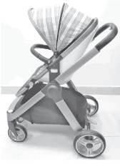Stroller Chassis 2.Front Wheels (x2) 3.Rear Wheels (x2) 4.