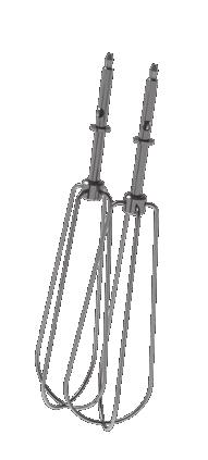 Working with the Professional double whisk B A 7. Working with the Professional double whisk.