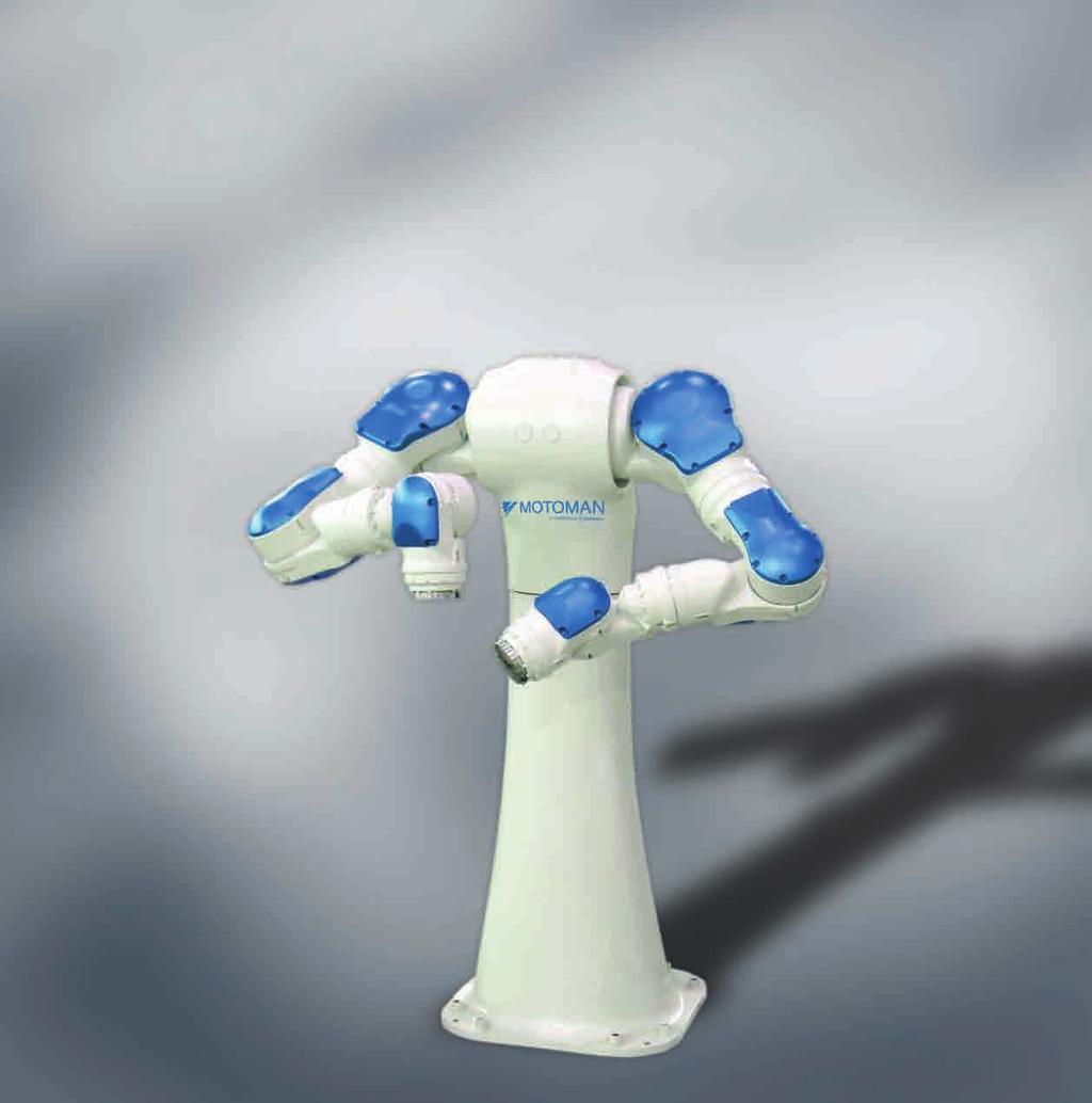 Visoke delovne norme? Nova generacija jih preseže z levo roko. In z desno tudi. DVOROČNI ROBOT SDA10 število osi: 15 max. polmer dosega: R=970 mm nosilnost: 10 kg ponovljiva natančnost: ±0.