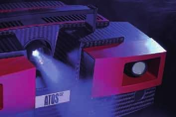 ATOS Triple Scan je opremljen s tehnologijo modre svetlobe, za katero so značilni izredno dolga obstojnost LED, nizka temperatura in majhne potrebe glede vzdrževanja.