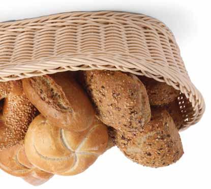 παρουσίαση ψωμιού 160 ΠΑΡΟΥΣΙΑΣΗ ΨΩΜΙΟΥ για ψωμιέρες επιτραπέζιες ανατρέξτε σελίδα 202-203 BUFFET - SERVICE σύστημα «Bred Buffet» 27.00959 καλάθι ξύλινο, 34χ26 cm 12,5 cm συσκ.: 1 62,50 27.