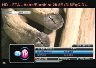 25 26 27 DVB-S, QPSK)», Discovery Real Time Italia (11731H, 29900, 3/4, DVB- S, QPSK) 3) Astra 19.