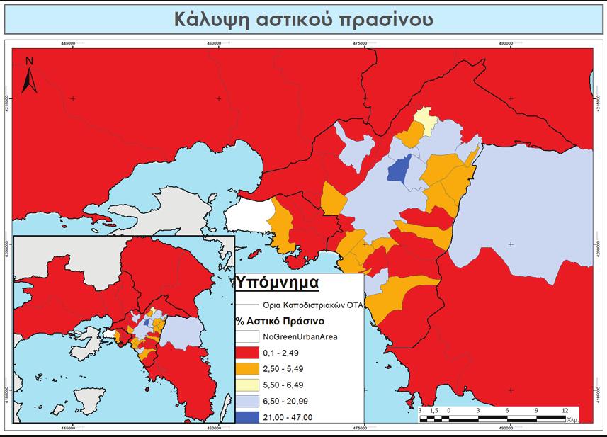 Οι κοινωνικοπεριβαλλοντικοί παράγοντες μελετήθηκαν στους δήμους του λεκανοπεδίου και αφορούν: α) το επίπεδο εκπαίδευσης και συγκεκριμένα το ποσοστό ατόμων με ανώτατη εκπαίδευση, το ποσοστό των