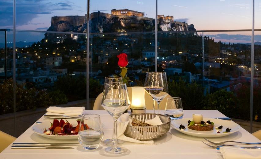 ξενοδοχείου, στο fine dining εστιατόριο