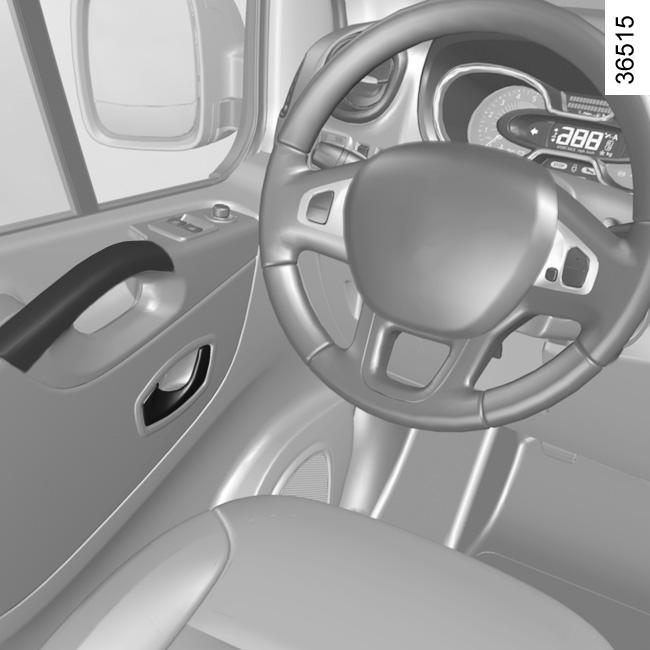 ΕΜΠΡΟΣ ΠΟΡΤΕΣ (1/2) 3 1 2 Άνοιγμα από έξω Αυτοκίνητα με τηλεχειριστήριο Ξεκλειδώστε το αυτοκίνητο με το τηλεχειριστήριο και τραβήξτε τη λαβή 1.