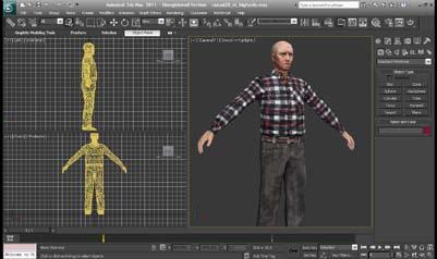 4.3 Χρήση εργαλείου Autodesk 3ds Max 2011 Το εργαλείο Autodesk 3ds Max 2011 χρησιμοποιήθηκε για την εξαγωγή των μοντέλων και των animations που χρειάστηκαν στον προσομοιωτή.