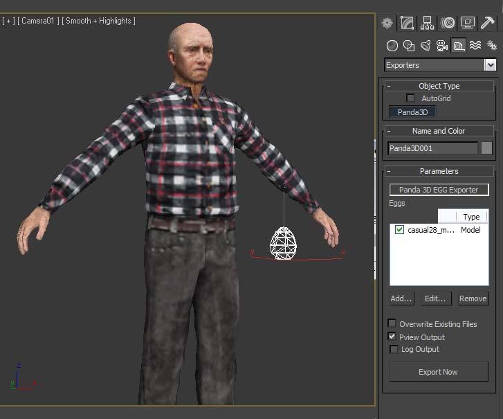 2 : Παράθυρο στο 3ds Max 2011 για διαδικασία