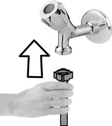 In order to prevent such situations and make sure that the machine performs water intake and discharge processes without any problem, fix the drain hose securely.