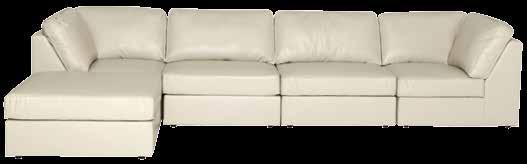 398 Γωνιακός καναπές από bonded leather