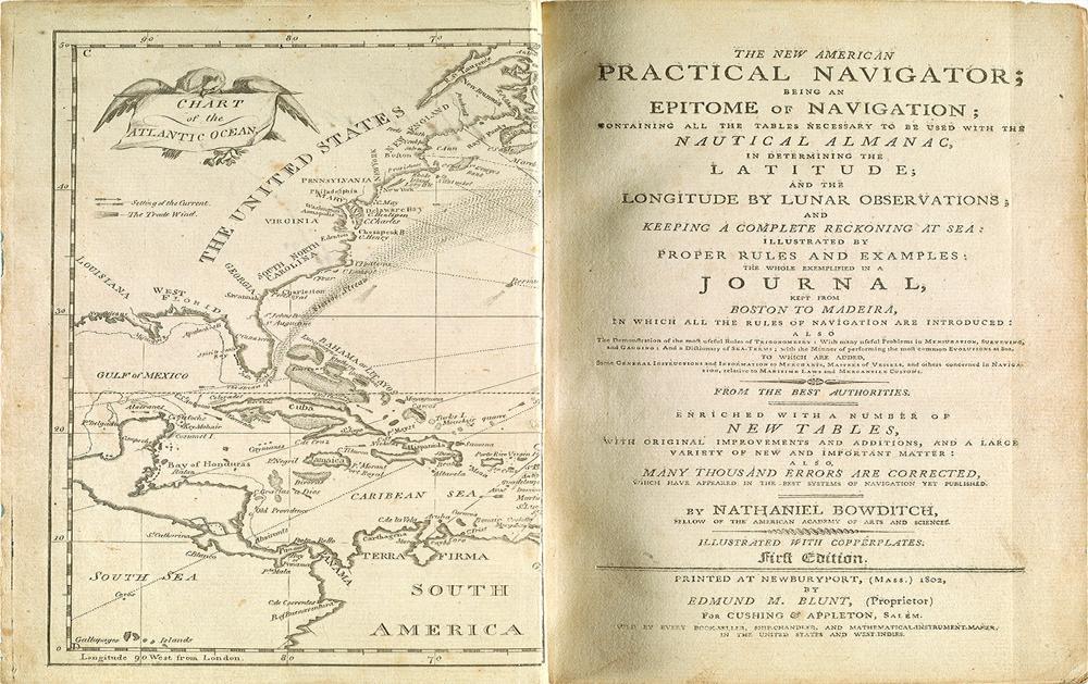 Figure 10: The Ne American Practical Navigator (1802) Source: Smithsonian National Air and Space Museum, Time and Navigation, available at https://timeandnavigation.si.