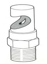 Ακροφύσια κοίλου κώνου (Εικόνα 2.26) Στα ακροφύσια κοίλου κώνου το υγρό καθώς εξέρχεται από μια κυκλική οπή παίρνει τη μορφή κώνου.