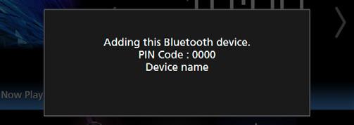 Έλεγχος Bluetooth Καταχωρίστε από τη μονάδα Bluetooth Η καταχώριση του Bluetooth audio player ή του κινητού τηλεφώνου σε αυτή τη μονάδα αποτελεί απαραίτητη προϋπόθεση, για να μπορέσετε να