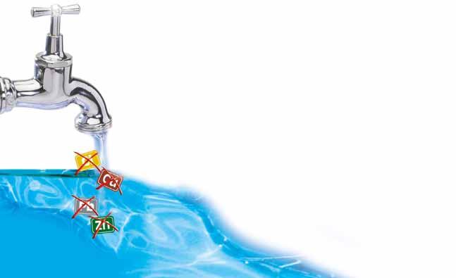 Βελτίωση νερού Σωστό γέμισμα με νερό Τοποθετήστε αρχικά ένα ρηχό πιάτο πάνω στο χαλίκι ώστε να αποφύγετε το ανακάτωμά του όπως επίσης και του υποστρώματος από την πτώση του νερού.